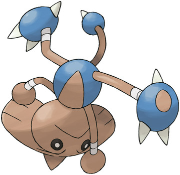 Hitmontop artwork by Ken Sugimori